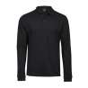 Men's long-sleeved stretch polo shirt - Men's polo shirt at wholesale prices