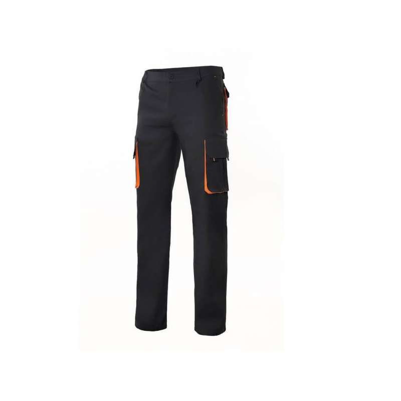 Pantalon multipoches bicolore - Vêtement professionnel à prix grossiste