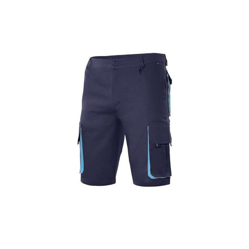 Two-tone multi-pocket Bermuda shorts - Bermuda shorts at wholesale prices