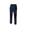 Two-tone canvas stretch pants - Safety clothing at wholesale prices