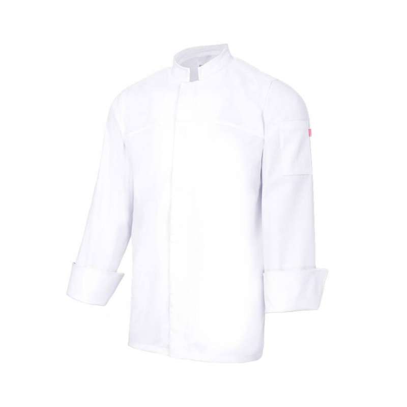 Stretch kitchen jacket with button fastening - Office supplies at wholesale prices