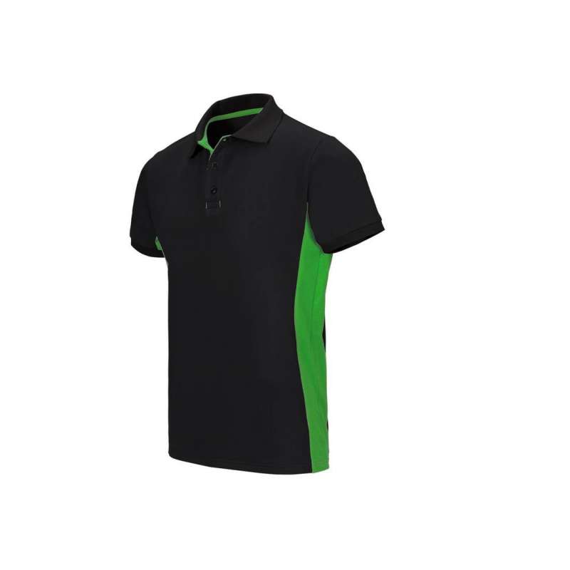 Two-tone short-sleeve polo shirt - Men's polo shirt at wholesale prices