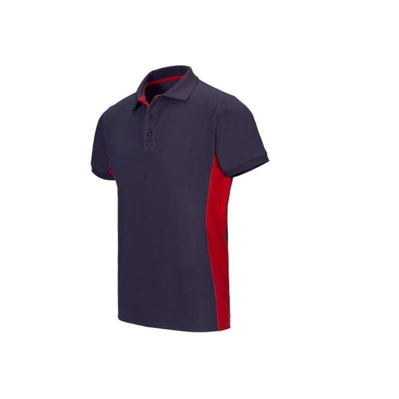 Two-tone short-sleeve polo shirt - Men's polo shirt at wholesale prices