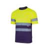 High-visibility two-tone technical T-shirt - Safety clothing at wholesale prices