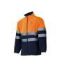 High-visibility two-tone fleece jacket - Office supplies at wholesale prices