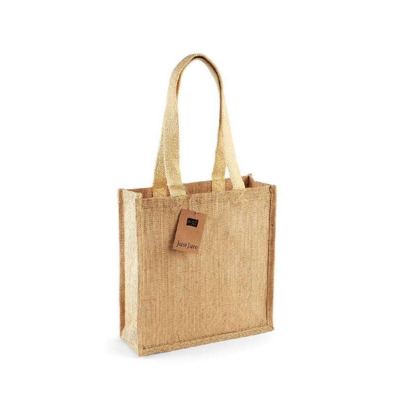 Compact hessian shopping bag - Shopping bag at wholesale prices