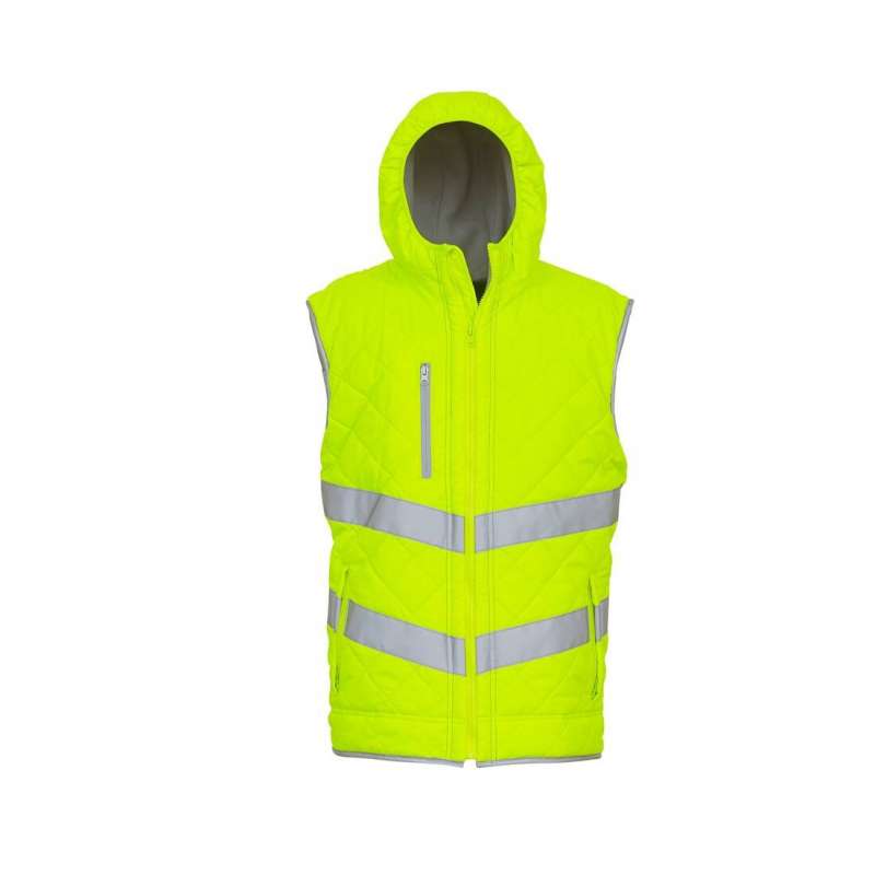 High-visibility quilted bodywarmer - Office supplies at wholesale prices