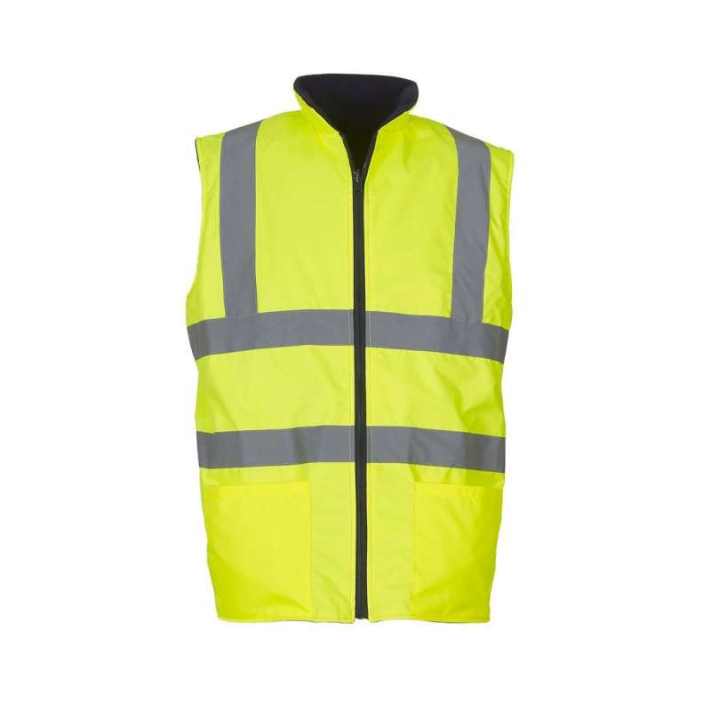 High-visibility reversible bodywarmer - Office supplies at wholesale prices