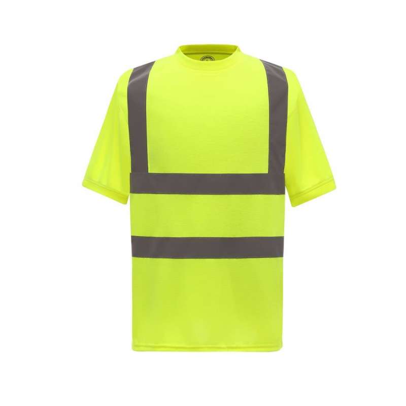 High-visibility short-sleeve T-shirt - Safety clothing at wholesale prices