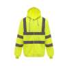 High-visibility zip-up hoodie - Office supplies at wholesale prices