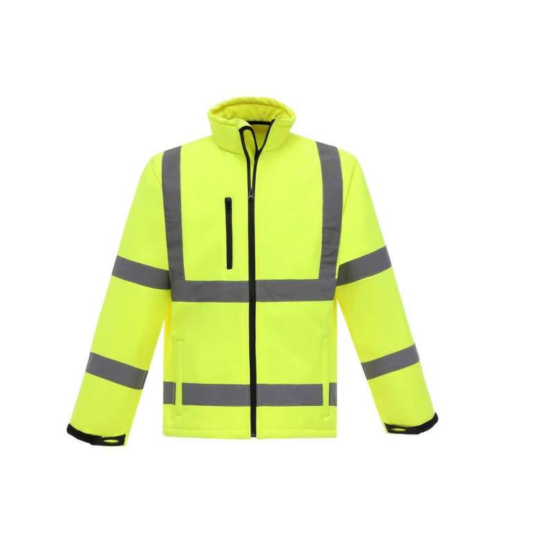High-visibility softshell jacket - Softshell at wholesale prices