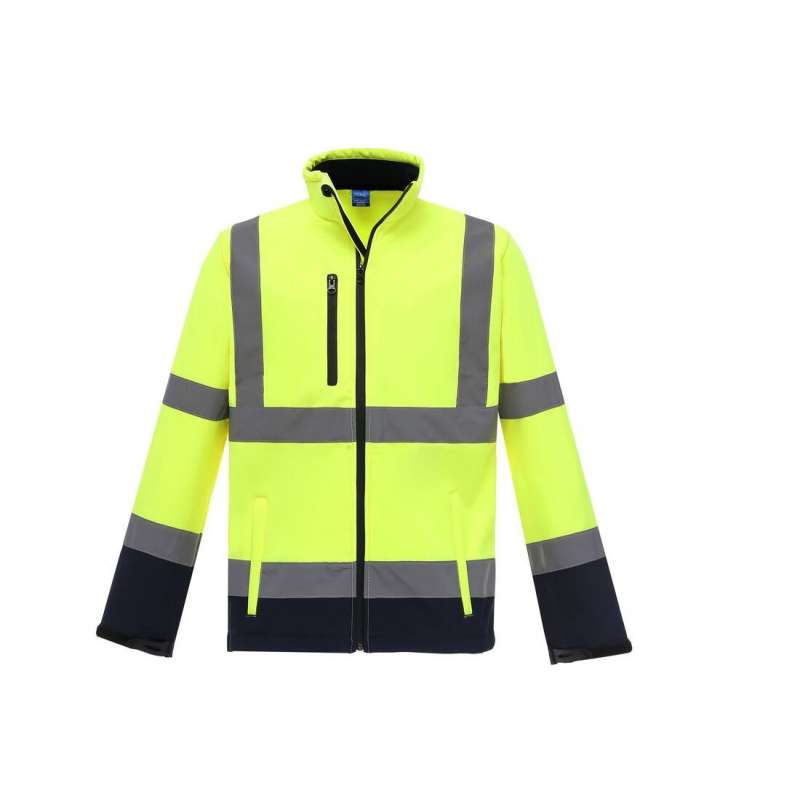 High-visibility softshell jacket - Softshell at wholesale prices