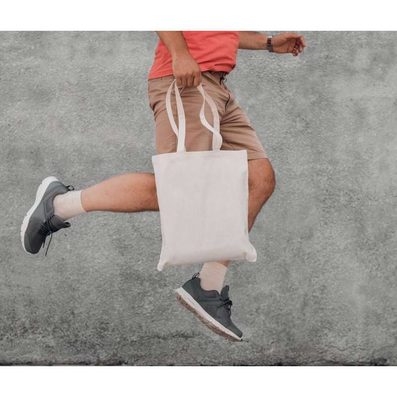 Recycled coton shopping bag - Recyclable accessory at wholesale prices