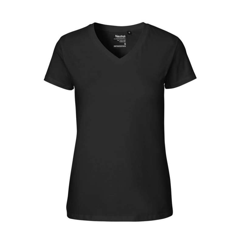 Tee-shirt femme col v - Textile equitable et bio à prix de gros