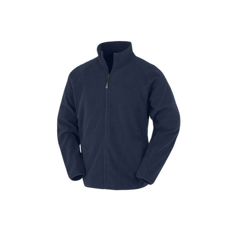 Fleece jacket in recycled polyester - Recyclable accessory at wholesale prices