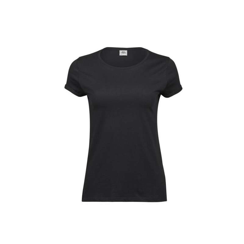 Rolled-up sleeves T-shirt - Fair trade and organic textiles at wholesale prices