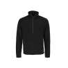 Fleece jacket with zipped collar in recycled polyester - Recyclable accessory at wholesale prices
