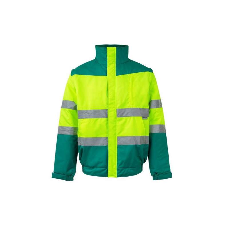 High-visibility 2-in-1 quilted jacket - Velilla workwear at wholesale prices