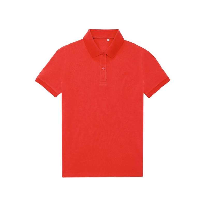 Women's 65/35 polo shirt in recycled polyester - Middle and high school uniforms at wholesale prices