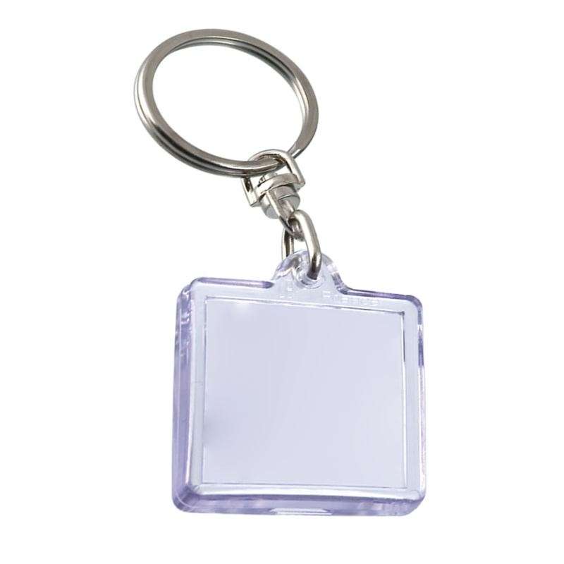 divPorte-cles transparent porte-etiquette/div, - Porte-clés plastique à prix de gros