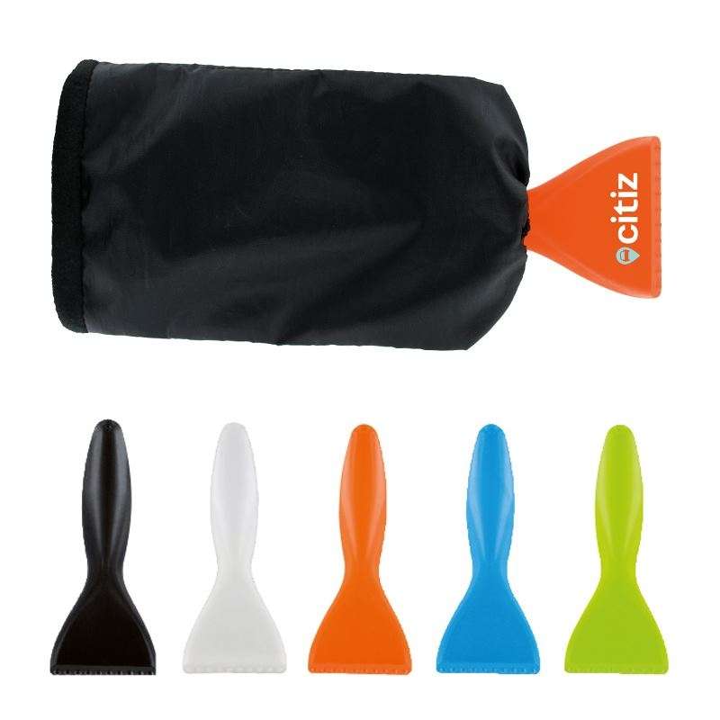 Raclette, grattoir a givre avec moufle/gant, gratte neige à prix grossiste - Grattoir pare brise à prix de gros