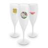 Flute de champán reutilizable 14 cl blanca - Cristal a precios de mayorista