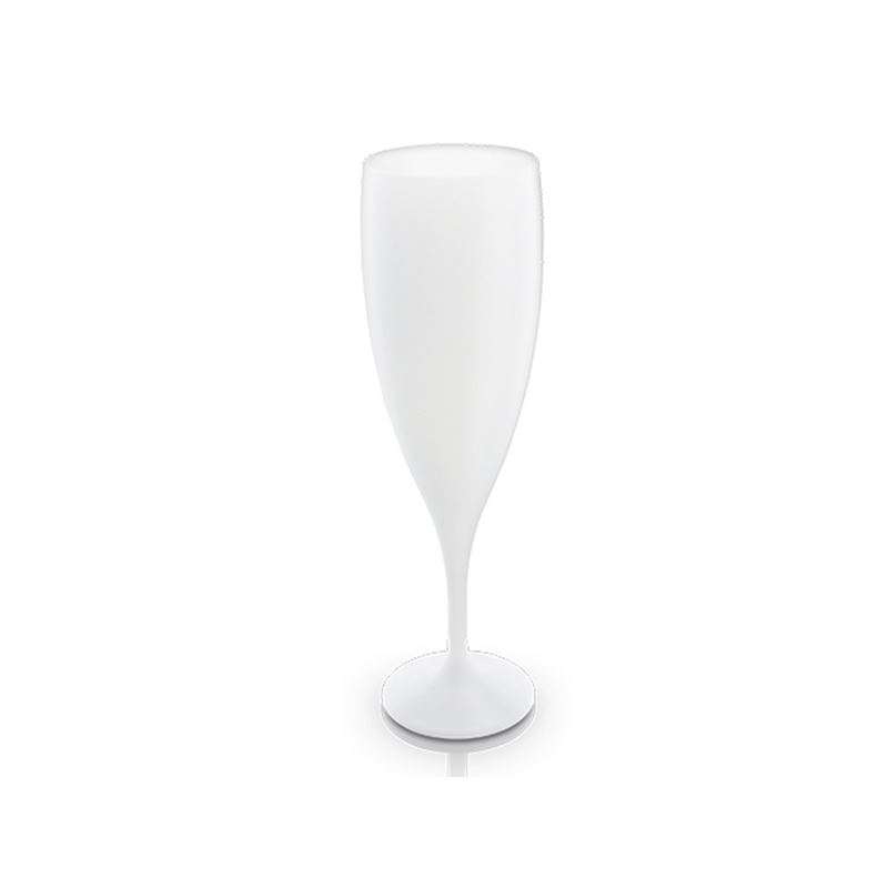 Reusable plastique champagne flute 14 cl - Glass at wholesale prices