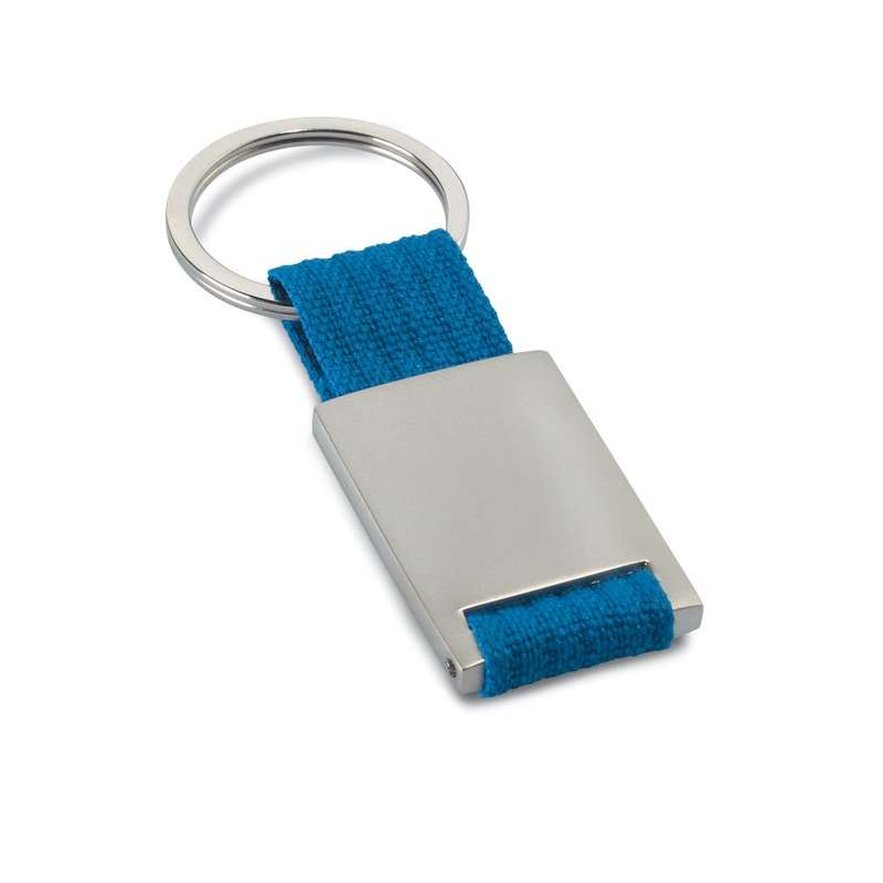 TECH - Rectangular key ring - Metal key ring at wholesale prices