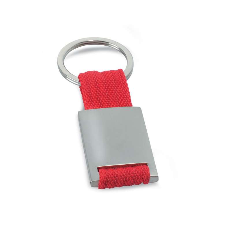 TECH - Rectangular key ring - Metal key ring at wholesale prices
