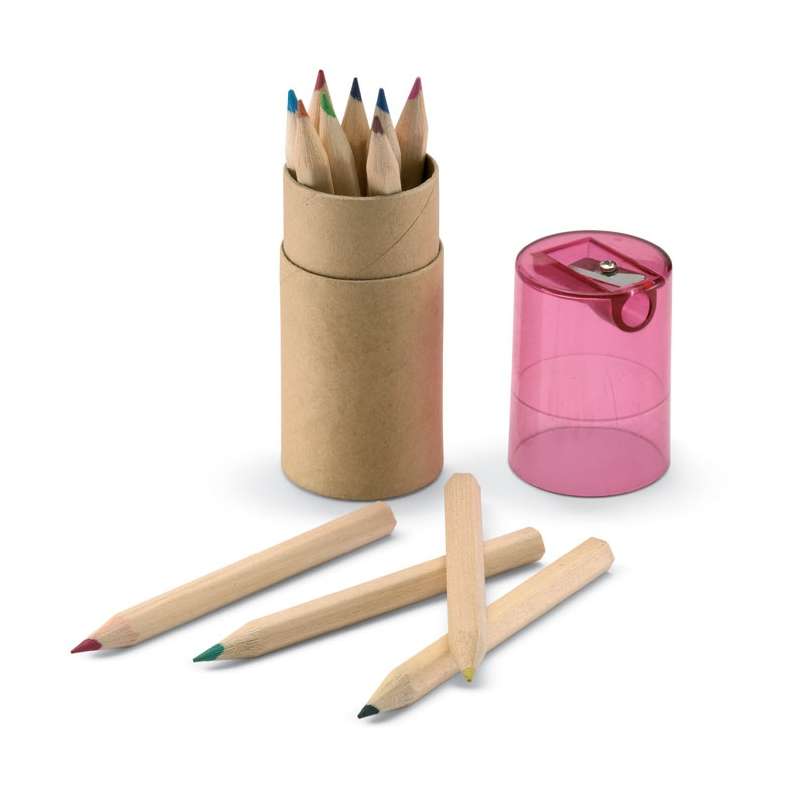 LAMBUT - Tube 12 crayons de couleur - Crayon de couleur à prix grossiste