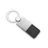 COLUMBUS - PU and metal key ring - Metal key ring at wholesale prices
