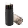 BLOCKY - 12 black crayons - Colored pencil at wholesale prices