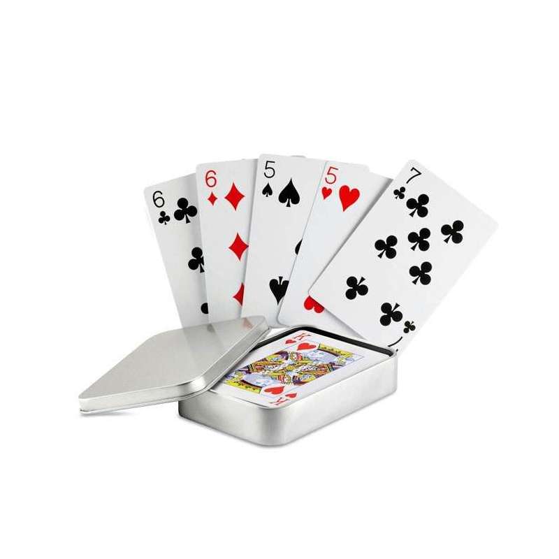 Baraja de cartas clásicas en estuche de estaño a precios de mayorista - Juegos y juguetes a precios de mayorista Baraja de cartas clásicas en estuche de estaño a precios de mayorista - Juegos y juguetes a precios de mayorista