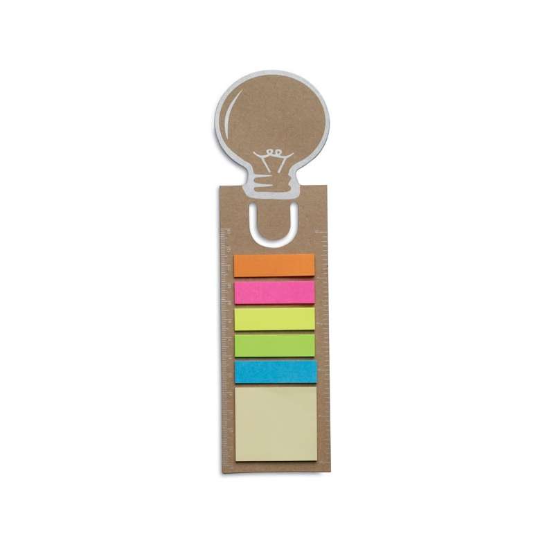 IDEA - Bookmark with memo stickers - Sticky note holder at wholesale prices