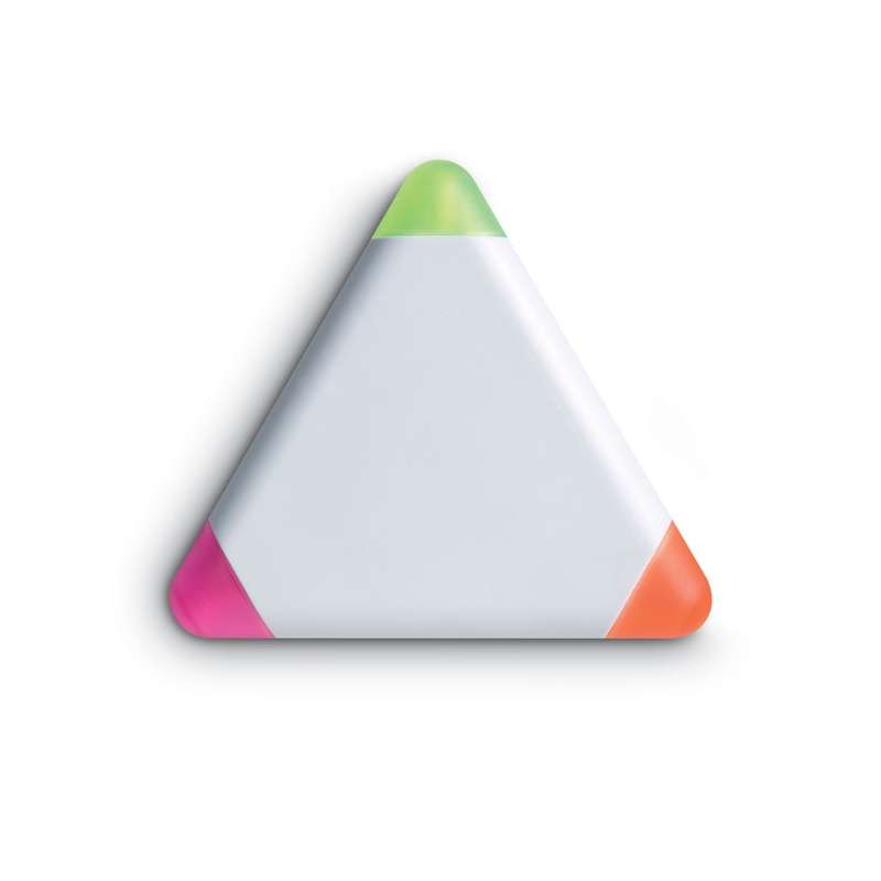 TRIANGULO - 3-color triangular highlighter - Highlighter at wholesale prices
