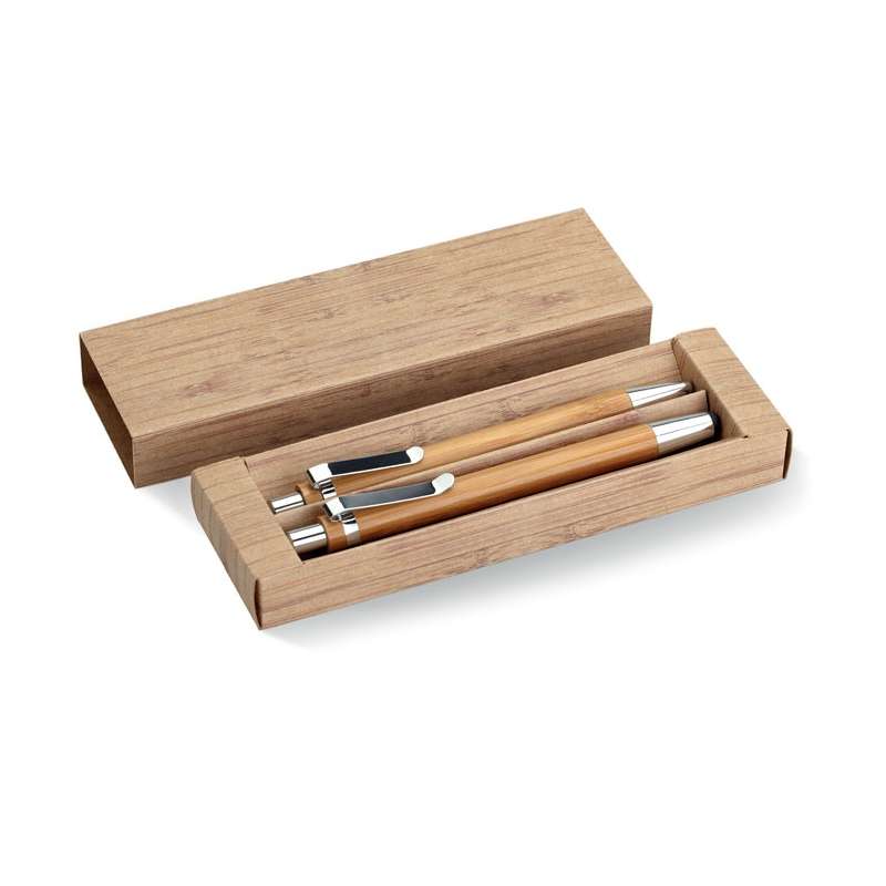 BAMBOOSET - Bam pen and pencil set - Pen set at wholesale prices