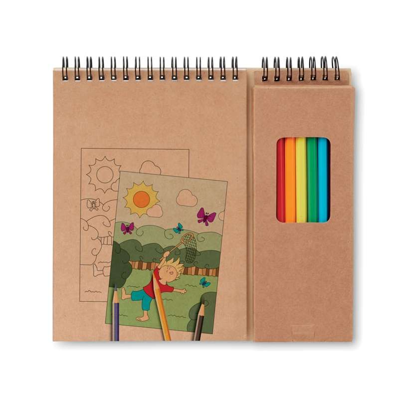 COLOPAD - Coloring set with block - Drawing and coloring materials at wholesale prices