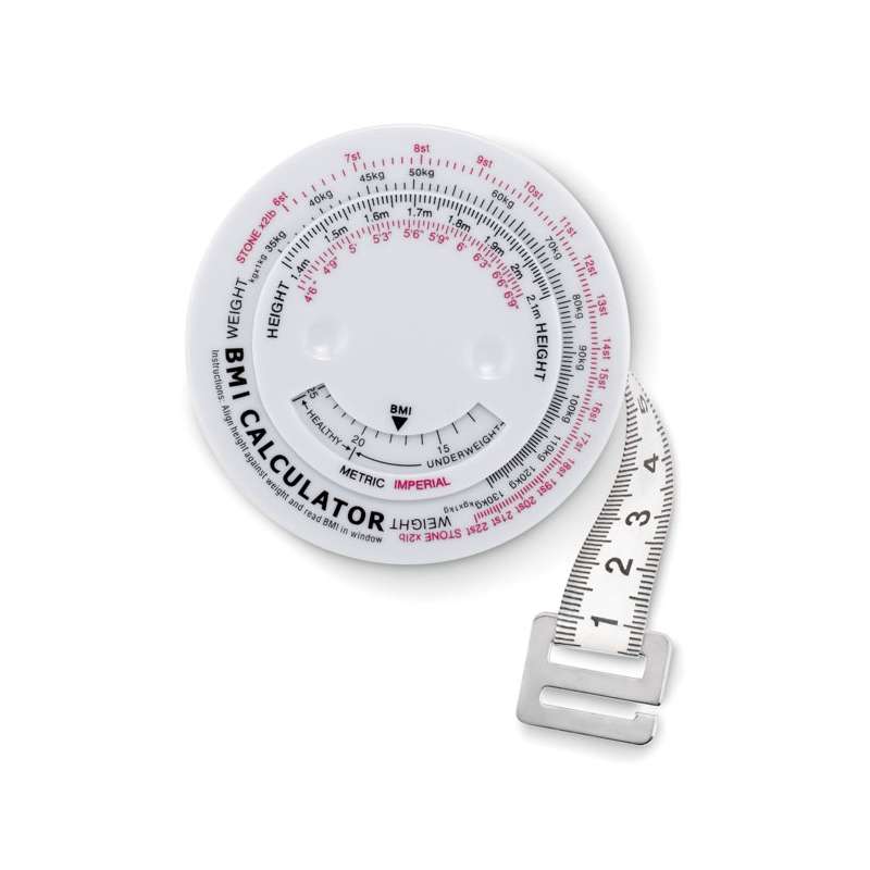 MEASURE IT - Measuring tape with BMI - Tape measure at wholesale prices