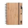 BAMBLOC - Bamboo notebook and pen - Notepad at wholesale prices