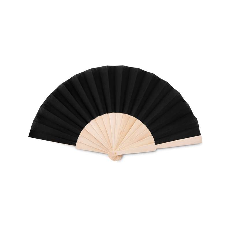 Wood and polyester fan - Fan at wholesale prices