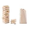 PISA - Stacking tower in pouch. - Wooden game at wholesale prices