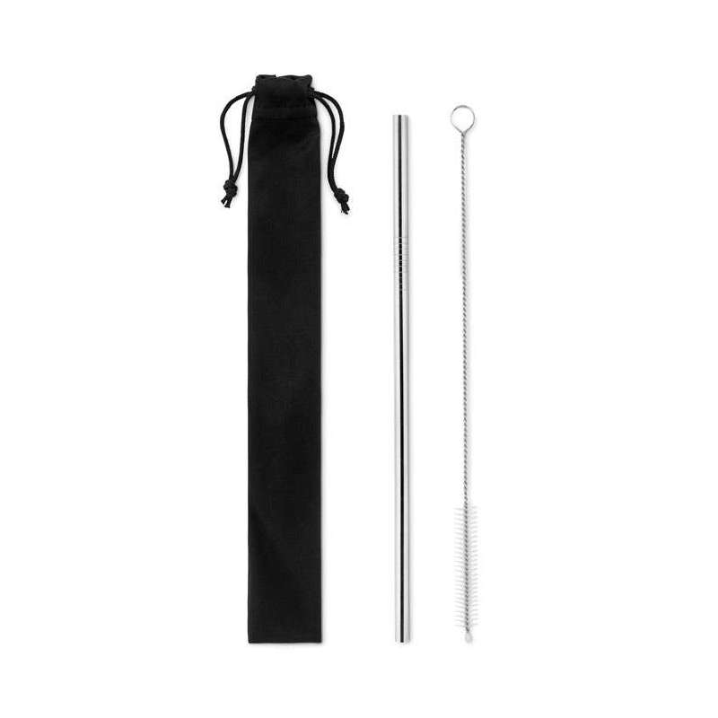 Set di 1 cannuccia in acciaio inox con spazzole - Utensile da cucina a prezzi all'ingrosso Set di 1 cannuccia in acciaio inox con spazzole - Utensile da cucina a prezzi all'ingrosso
