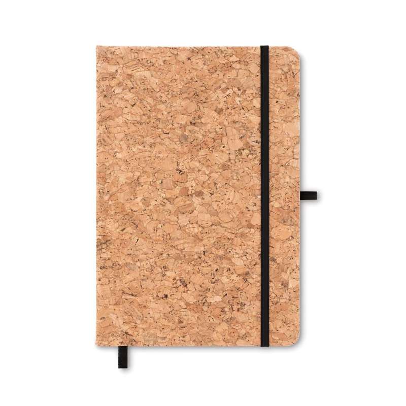 SUBER - A5 notebook with cork. - Notepad at wholesale prices