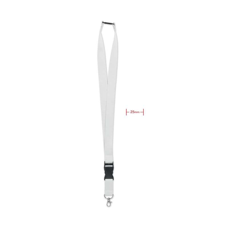 WIDE LANY - Lanyard metal hook 25mm - Necklace (lanyard) at wholesale prices