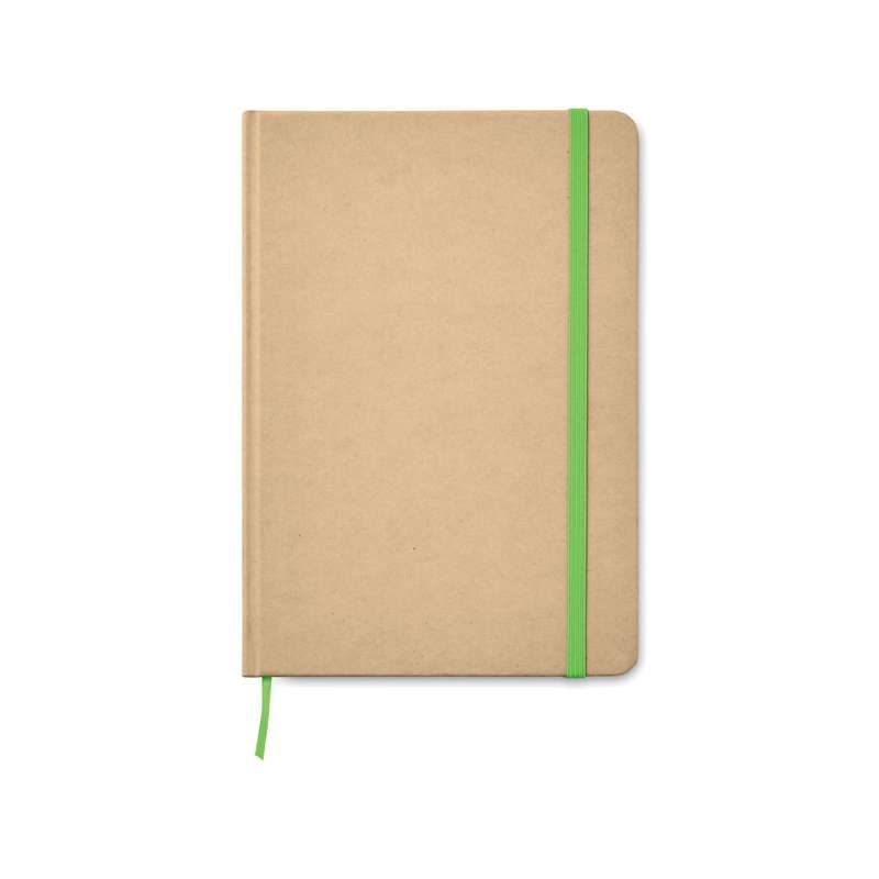 EVERWRITE - A5 notebook in recycled cardboard - Notepad at wholesale prices
