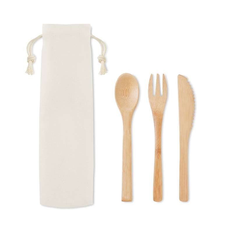SETBOO - Bamboo cutlery set - Covered at wholesale prices