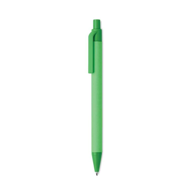CARTOON COLOURED - Paper/corn ballpoint pen - Ballpoint pen at wholesale prices