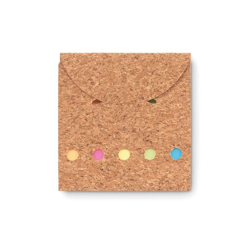 FOLDCORK - Notepad with cork cover - Notepad at wholesale prices