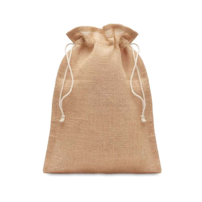 Medium jute gift bag _ 25 * 32 cm - Various bags at wholesale prices