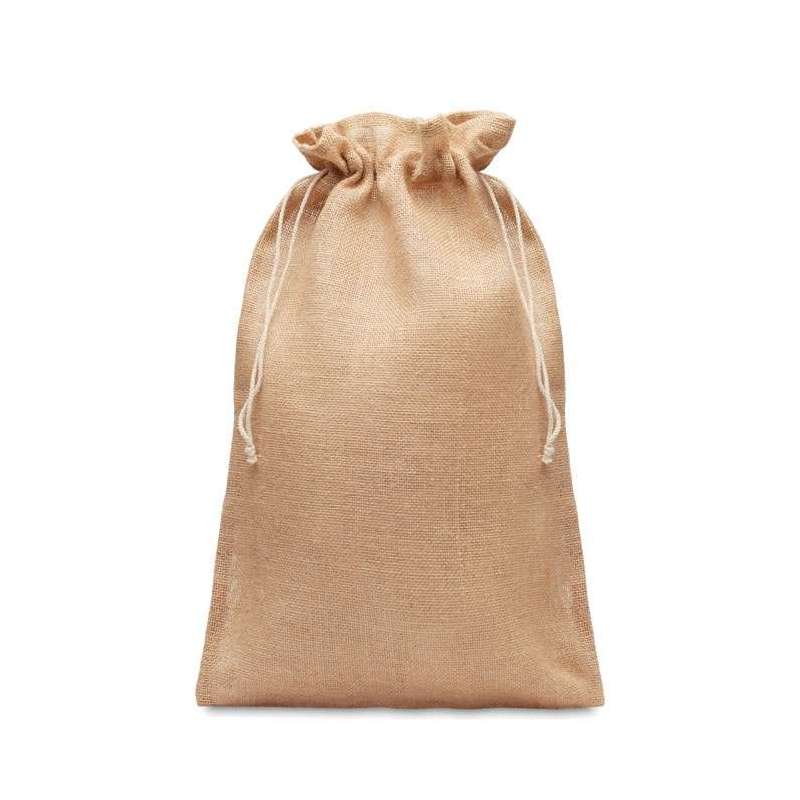 Grote jute cadeauzak 30x47 cm - Natuurlijke tas tegen groothandelsprijzen Grote jute cadeauzak 30x47 cm - Natuurlijke tas tegen groothandelsprijzen